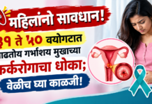 महिलांनो सावधान! ३१ ते ५० वयोगटात वाढतोय गर्भाशय मुखाच्या कर्करोगाचा धोका; वेळीच घ्या काळजी!