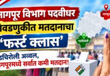 नागपूर विभाग पदवीधर निवडणुकीत मतदानाचा ‘फर्स्ट क्लास’; गडचिरोली अव्वल, नागपूरमध्ये सर्वात कमी मतदान!