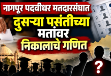 नागपूर पदवीधर मतदारसंघात दुसऱ्या पसंतीच्या मतांवर निकालाचे गणित